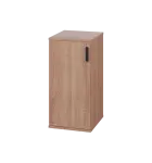 LN 2 - 3D kancelářská skříň, 1-dveřová, levá, 750x360x400, dub bardolino